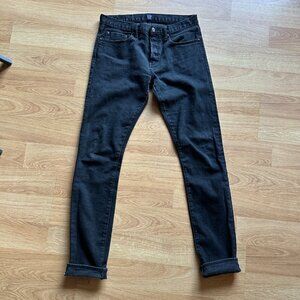 GAP 1969 Kaihara Japanese Selvedge Cotton Denim Skinny Raw 32x34